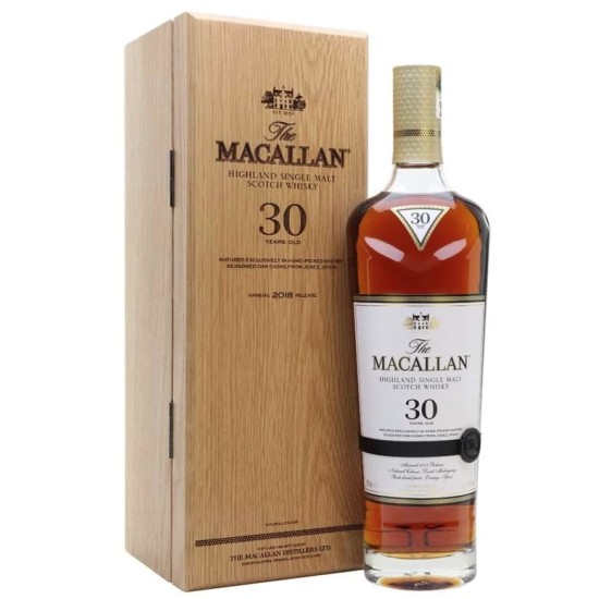 Macallan 30 Year Sherry Oak Single Malt Scotch Whisky